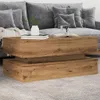 vidaXL Couchtisch mit LED-Leuchten Artisan-Eiche 90x50x40 Produktbild-Vorschau 8