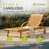 Juskys® Sonnenliege SunScape Natur, Akazie Holz mit Produktbild-Vorschau 2