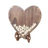 Vrygle Livre d’or mariage en bois avec 91 cartes invités et Voir les images du produit 12