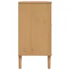 vidaXL Sideboard SENJA Rattan-Optik Braun 112x40x80 cm Produktbild-Vorschau 7