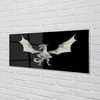Glasbilder 125x50 Wandkunst Weißer Drache Produktbild-Vorschau 2