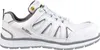A side view of a white and gray safety shoe. Anteprima dell’immagine prodotto