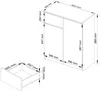 Kommode AKORD K80 Sonoma-Eiche 80 cm 2 Türen Schublade 4 Produktbild-Vorschau 7