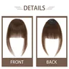 SEGO Pony Extensions Echthaar Clip in Fringe Real Hair Produktbild-Vorschau 4