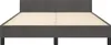 vidaXL Rám postele bez matraca tmavosivý 140x200 cm zamat Náhľad obrázku produktu 3
