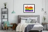 MuchoWow® Gerahmtes Poster Stolz - Regenbogen - Marmor Produktbild-Vorschau 7