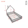 A diagram of a children's house bed with dimensions indicated. Anteprima dell’immagine prodotto