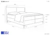 Boxspringbett mit Bettkasten – Polsterbett 160 x 200 cm mit Produktbild-Vorschau 3