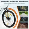 Hiland 26 Zoll-E-Mountainbike, 250W, 7 Gänge, mechanische Produktbild-Vorschau 9