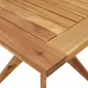 vidaXL Gartentisch Quadratisch 110x110x75 cm Massivholz Produktbild-Vorschau 6
