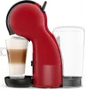 A red coffee machine with a glass of layered coffee next to it, and a water reservoir. Anteprima dell’immagine prodotto