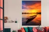 MuchoWow® Poster Boot - Wasser - Sonnenuntergang - Orange - Produktbild-Vorschau 3