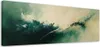 Leinwandbild Grün Beige Industrielle Abstraktion 150x50 Produktbild-Vorschau 1