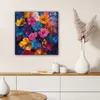 MuchoWow® - Leinwandbilder - Blumen - Bunt - Abstrakt - Produktbild-Vorschau 6