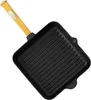 Ø28cm Steakpfanne aus Gusseisen mit Holzgriff Grillpfanne Produktbild-Vorschau 2