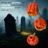Kürbis-Laterne als LED Halloween-Deko Windlicht in 19x20 cm Produktbild-Vorschau 6