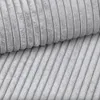A close-up view of grey corduroy fabric, showing the texture and ribbed pattern. Produktbild-Vorschau