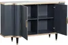 FURNLUX Anrichte Stilig Dunkelgrau 150cm / Hauptfarbe: Grau Produktbild-Vorschau 3