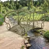 DanDiBo ponte da giardino in metallo con ringhiera antica Anteprima dell’immagine prodotto 7