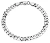 MATERIA Herren Armband Panzerkette Silber 925 - flaches Produktbild-Vorschau 1