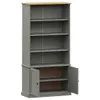 The Living Store Bücherregal VIGO Grau 85x35x170 cm Produktbild-Vorschau 5