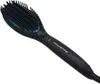 A black Rowenta hair straightening brush with blue accents is shown against a white background. Produktbild-Vorschau