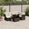 The Living Store 8-tlg. Garten-Sofagarnitur mit Kissen Produktbild-Vorschau 2