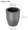 Schmelztiegel 4,5 kg, 87 mm ID x 135 mm H, Silicium-Grafit Productafbeelding-voorbeeld