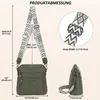 Damen Umhängetasche mittelgroß, Schultertasche mit mehreren Produktbild-Vorschau 4