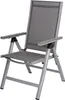 A single gray folding garden chair is shown against a white background. Anteprima dell’immagine prodotto