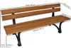 DEGAMO Parkbank LUZERN 4-sitzer 180cm Gusseisen schwarz + Produktbild-Vorschau 4