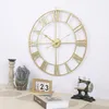 OKWISH Große Metall Wanduhr 50 cm Vintage-Wanduhr Leise Produktbild-Vorschau 2