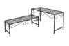 2x Blumenbank "Ranken" aus Metall, schwarz, Blumentisch, Produktbild-Vorschau 3