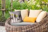 MuchoWow® Outdoor Kissen - Blumen - Tulpen - Marmor - 40x40 Produktbild-Vorschau 3