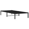 vidaXL Rama łóżka metalowa czarna 90x190 cm Podgląd zdjęcia produktu 4