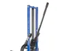 A close-up of a blue and black hydraulic jack. Produktbild-Vorschau