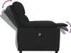 masážne kreslo vidaXL Black Fabric Náhľad obrázku produktu 5