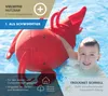 Westmann Stoff Schwimmtier Hummer Rot 80x95x18 cm Produktbild-Vorschau 4