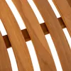 CLP Baumbank Male halbrund ohne Rückenlehne 250 cm Teakholz Produktbild-Vorschau 5