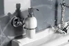 Gedy NEVIS Hängender Seifenspender, Keramik, Chrom Produktbild-Vorschau 3