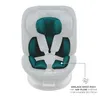 A product image of a car seat with a green insert, showing its features. Náhled obrázku produktu
