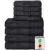 Komfortec 8er Handtuch Set aus 100% Baumwolle, 4 Badetücher Produktbild-Vorschau 1
