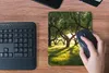 MuchoWow® Mauspad Mousepad Bäume - Natur - Sonne 19x23 cm - Produktbild-Vorschau 4