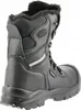 A black work boot shown from the side. Produktbild-Vorschau