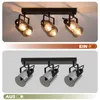 ZMH Deckenlampe Vintage Deckenstrahler 3 Flammig E14 Produktbild-Vorschau 5