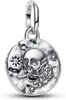 Pandora Totenkopf Medaillon-Charm 794089C01 Charm Anhänger Produktbild-Vorschau 1