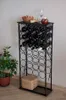 DanDiBo Portabottiglie in metallo nero in piedi 100 cm Rico Anteprima dell’immagine prodotto 9