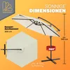 KINGSLEEVE® Sonnenschirm UV Schutz 80+ Ø 300cm Groß mit Produktbild-Vorschau 3