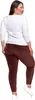 Bequeme Damen-Velours-Trainingsanzughose Mit Hohem Bund Und Produktbild-Vorschau 10