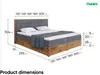 MEBLINI Boxspringbett mit Bettkasten - Gepolstert Produktbild-Vorschau 7